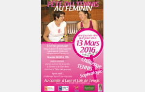 JOURNÉE DE LA FEMME FÊTE DU TENNIS AU FEMINIM