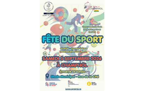FETE DU SPORT SAMEDI 5 SEPTEMBRE 2026